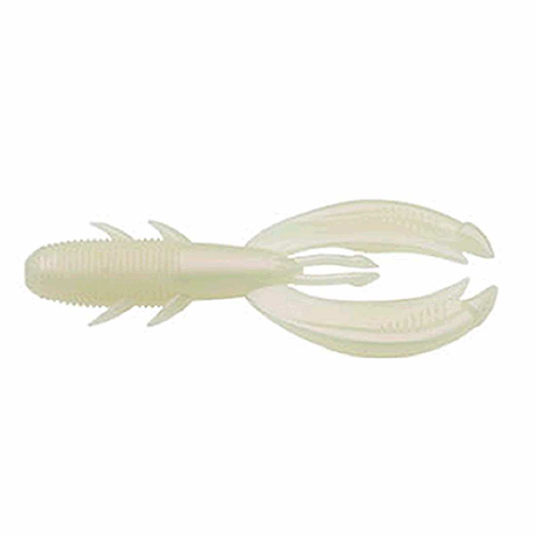 ECOGEAR KIJIHATA HOG 3" 56mm (9 pcs/pack) 010 PEARL GLOW (LUMINOUS) saltwater fishing lure