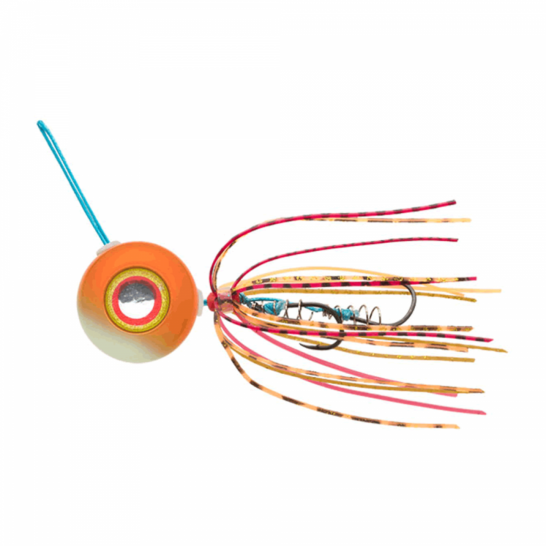 ECOGEAR TG AQURABA HEAD KUWASE TG 60g AH04 ORANGE METAL GLOW saltwater fishing lure