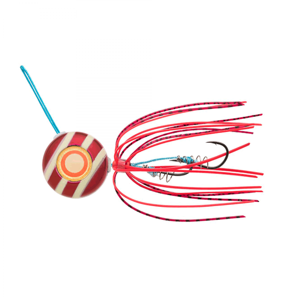ECOGEAR TG AQURABA HEAD KUWASE 60g AH07 RED METAL GLOW STRIPE