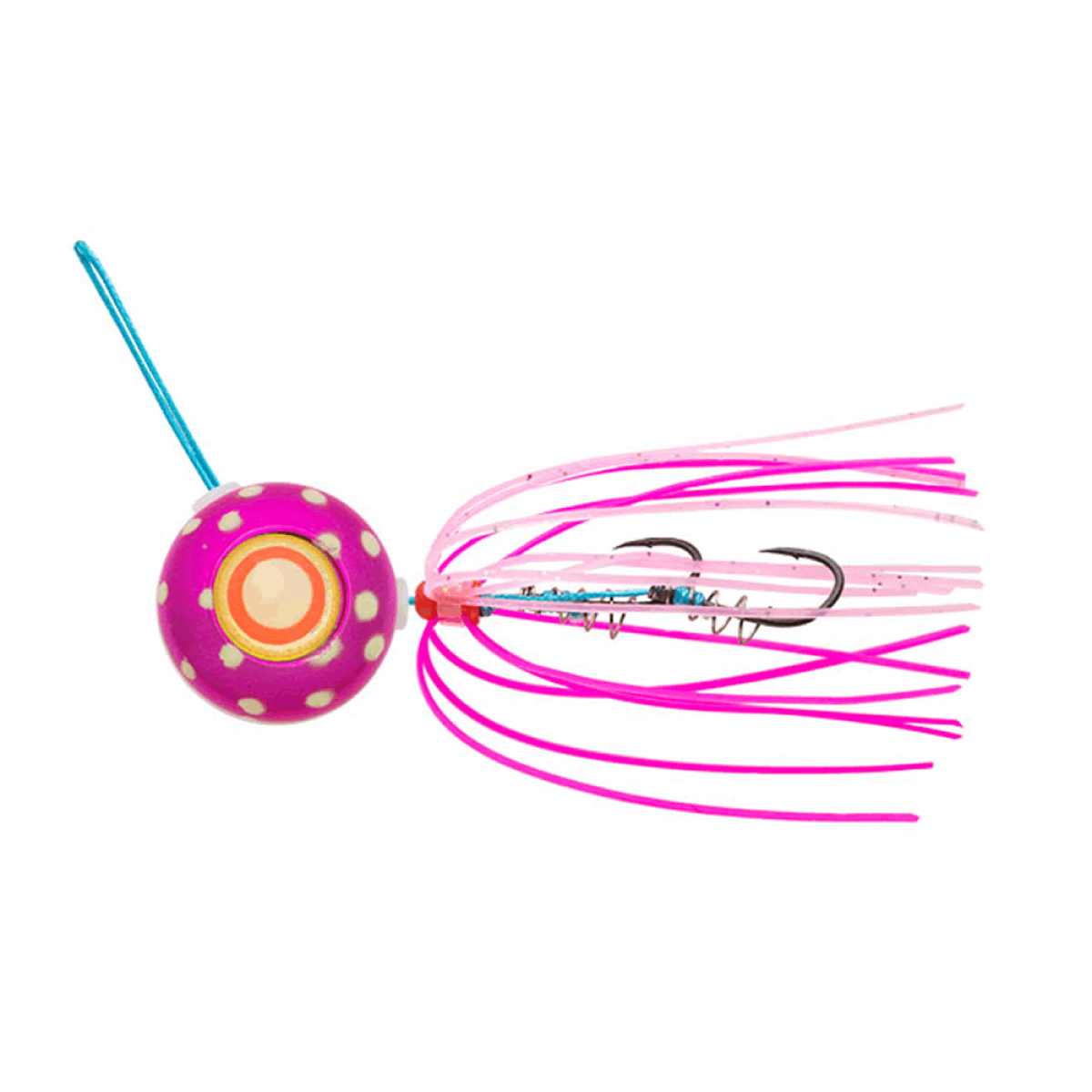 ECOGEAR TG AQURABA HEAD KUWASE 60g AH08 PINK METAL GLOW DOT