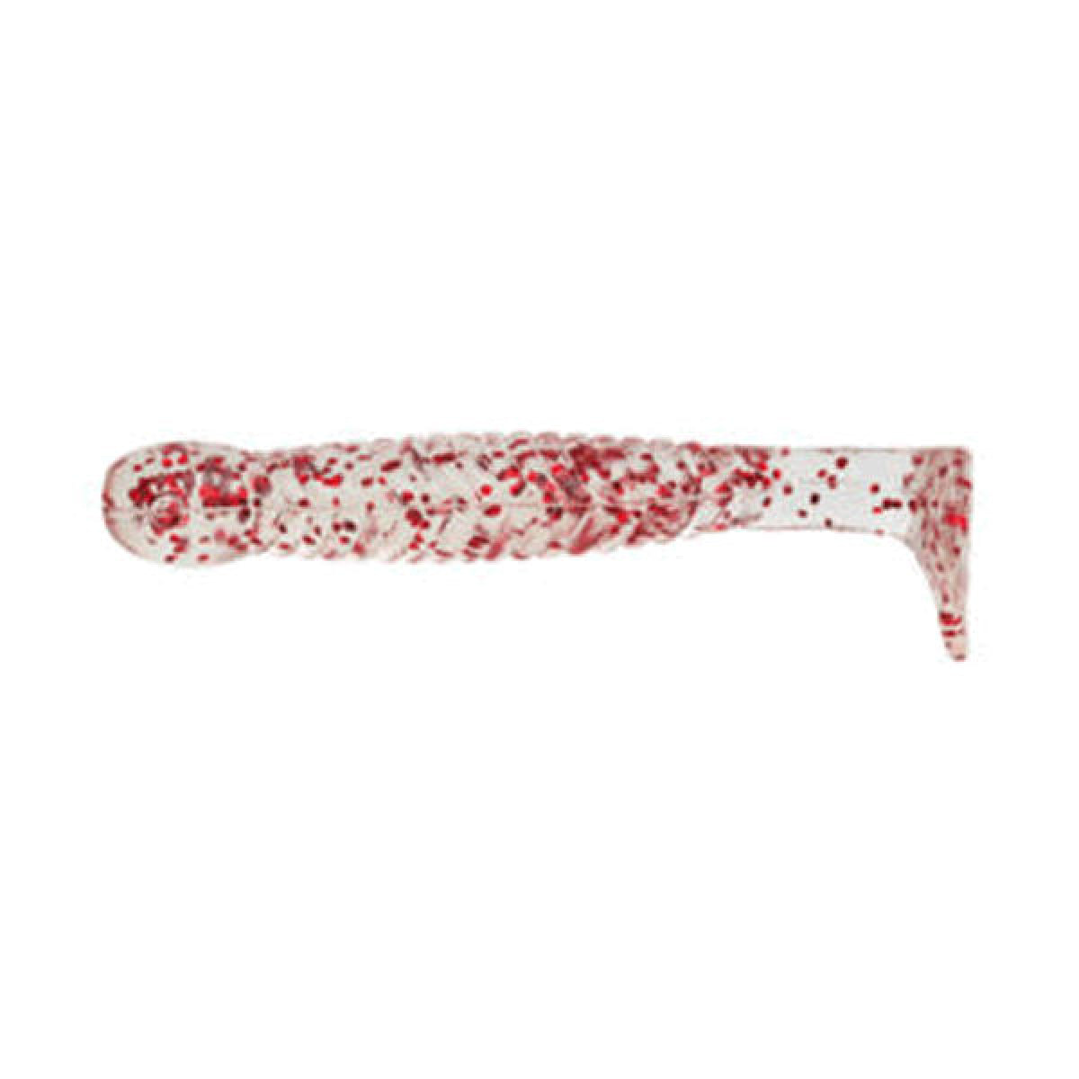 ECOGEAR GRASS MINNOW-SS 1-1/8" 28mm (15 pcs/pack) 288 CLEAR RED Flk.