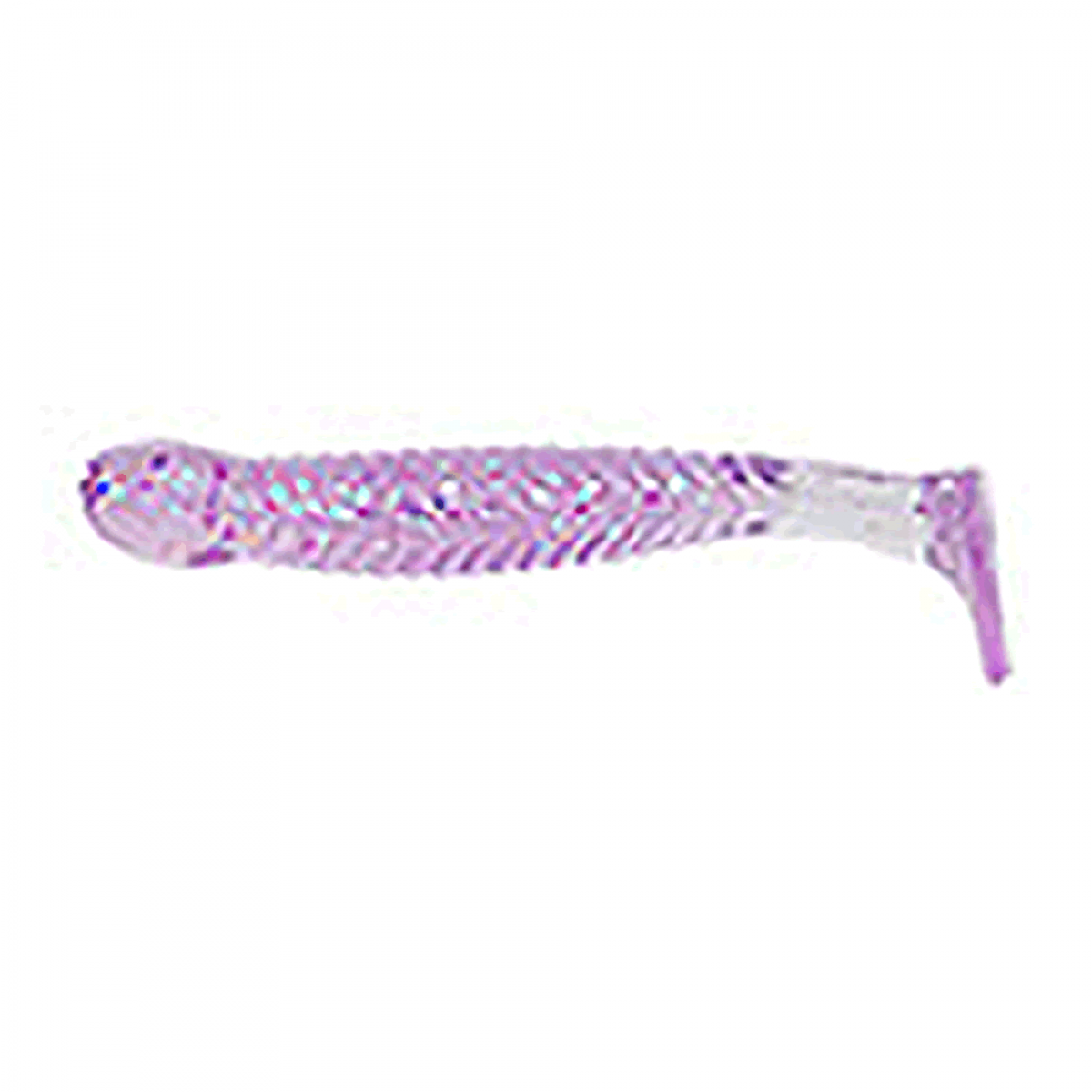 ECOGEAR GRASS MINNOW-SS 1-1/8" 28mm (15 pcs/pack) 345 HOKURIKU UV PURPLE HOLO