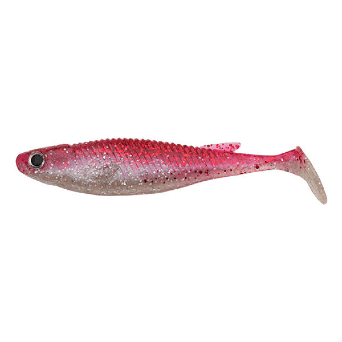 ECOGEAR BALT 4" 102mm (5 pcs/pack) 472 RED HOLO MAX saltwater fishing lure