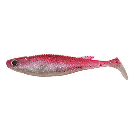 ECOGEAR BALT 4" 102mm (5 pcs/pack) 472 RED HOLO MAX