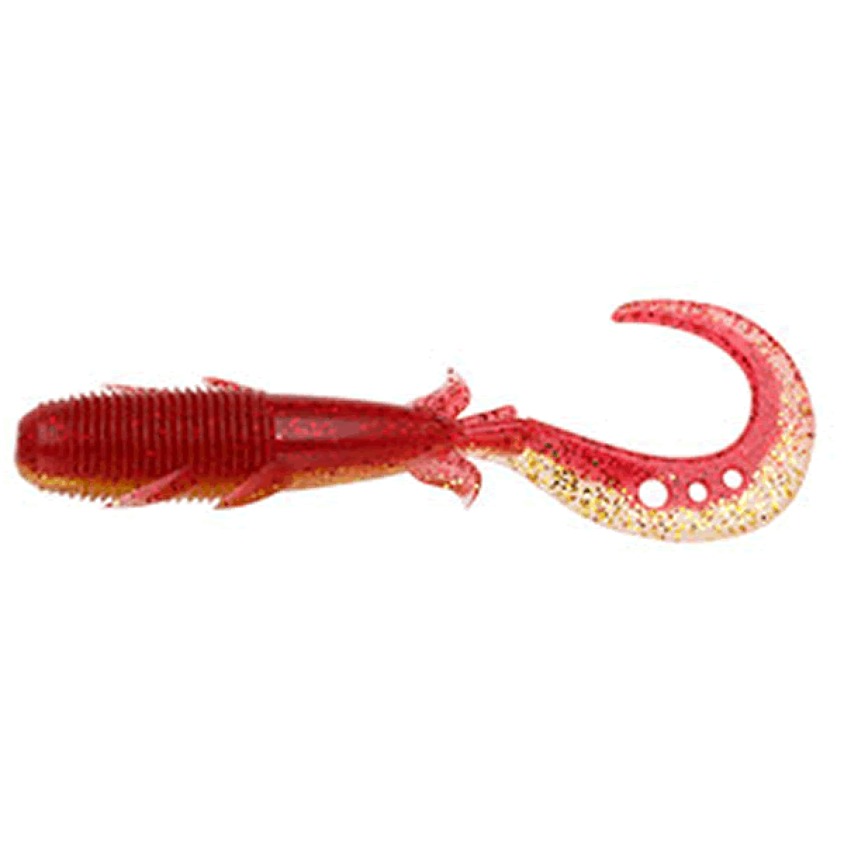 ECOGEAR KIJIHATA GRUB 3" 56mm (9 pcs/pack) 365 AKAKIN
