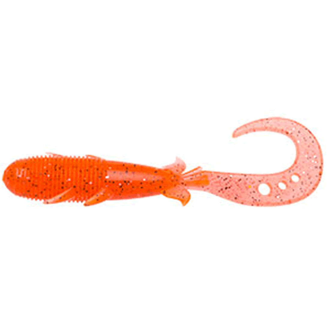 ECOGEAR KIJIHATA GRUB 3" 56mm (9 pcs/pack) 373 LOCK FISH IMPACT II saltwater fishing lure