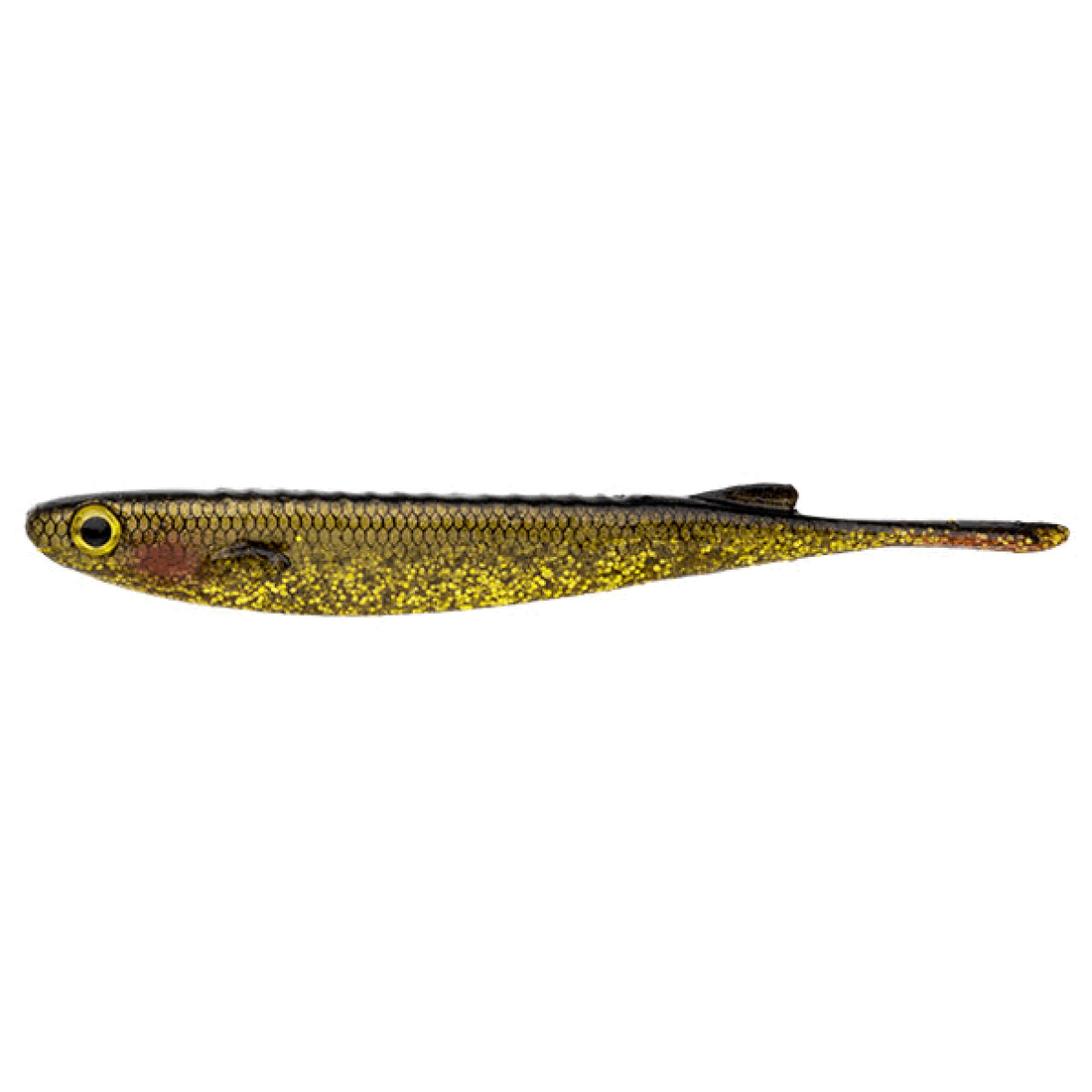 ECOGEAR KATAKUCHI MINNOW 4" 110mm (6 pcs/pack) 485 CP BLACK GOLD saltwater fishing lure