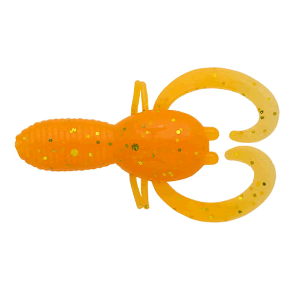 ECOGEAR CHINU SYOKUNIN MINI TUNK 1-1/2" (8 pcs/pack) 493 UV RICH ORANGE FLOAT