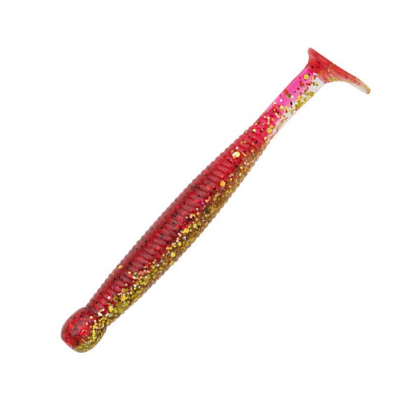 ECOGEAR GRASS MINNOW-M 2-1/2" 64mm (10 pcs/pack) 329 UV MAZUME RED