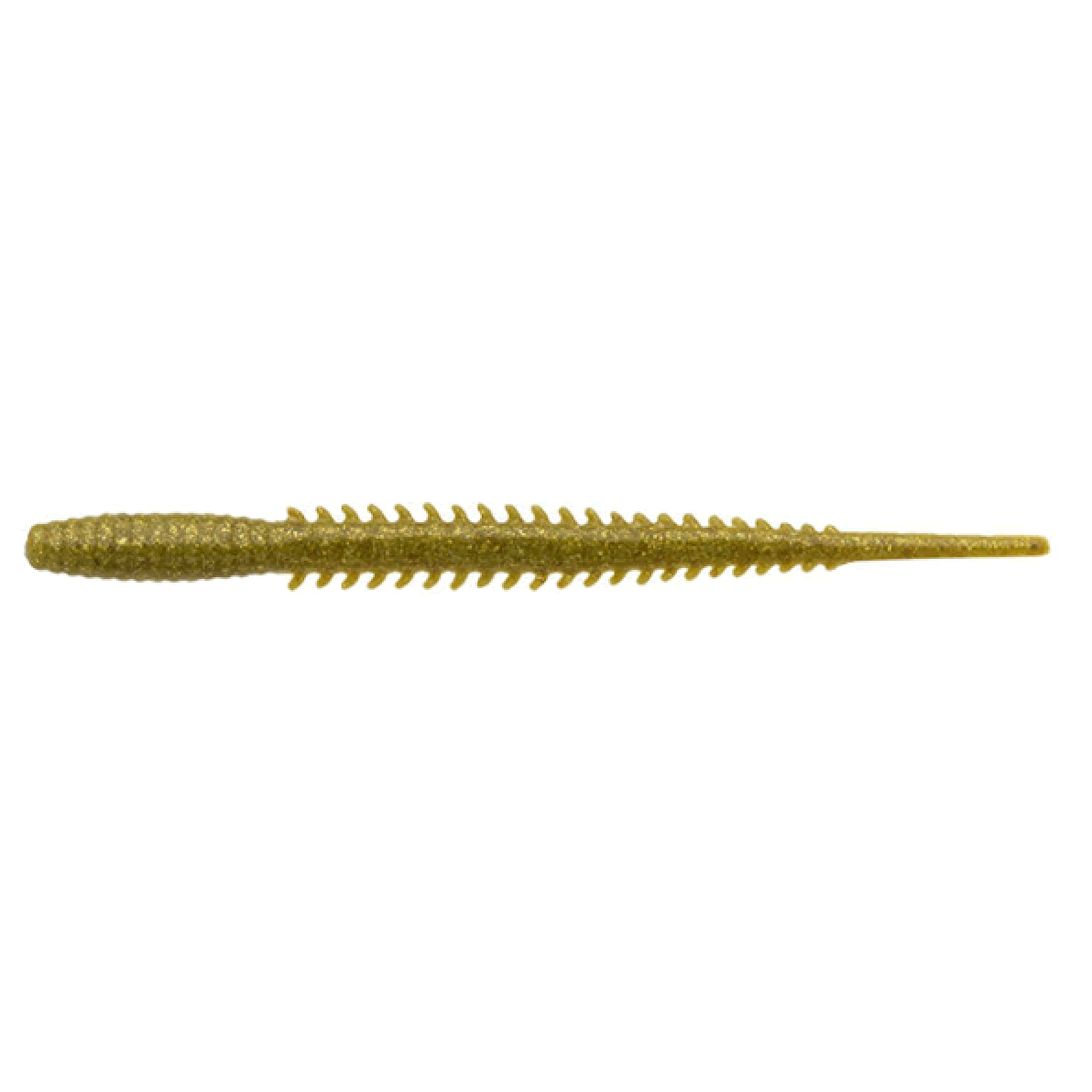 ECOGEAR ECOGEAR JUKUSEI AQUA KATSU AJI STRAIGHT 2.3" 60mm Value Pack(18 pcs/pack) J17 OLIVE GOLD saltwater fishing lure