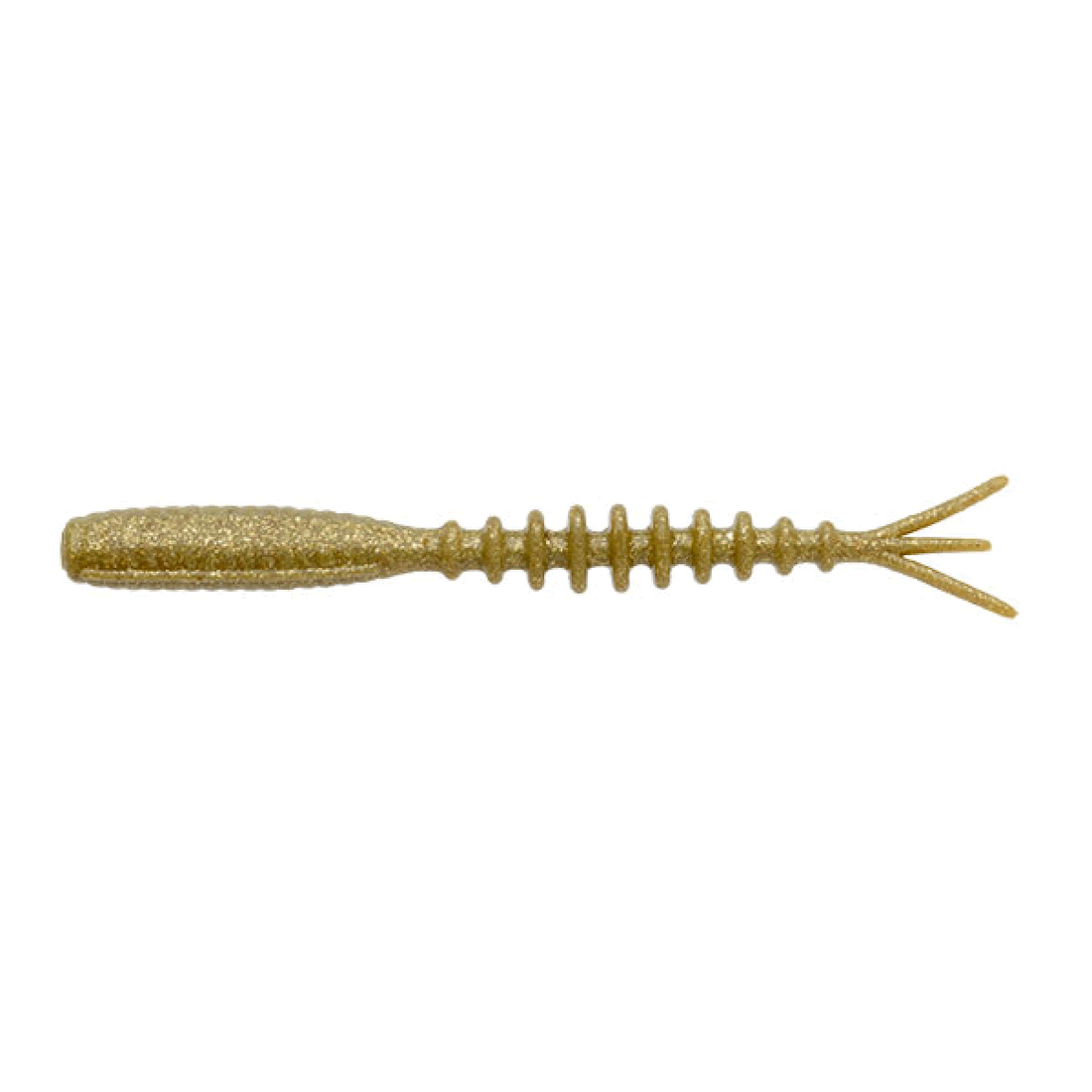 ECOGEAR JUKUSEI AQUA KATSU AJI KOMUSHI 1.7" (18 pcs/pack) J17 Olive Gold saltwater fishing lure
