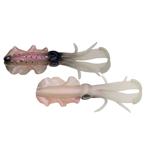 ECOGEAR POWER SQUID 3.5" (6 pcs/pack) 517 CP REAL PEARL AORIIKA (LUMINOUS)