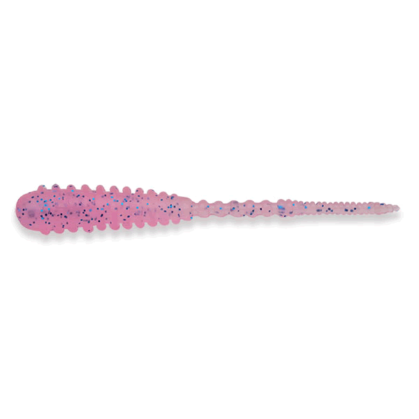 ECOGEAR AJI SHOKUNIN AJI MUST 1.8" FAT (10 pcs/pack) 292 CLEAR PINK GLOW BLUE FLK saltwater fishing lure