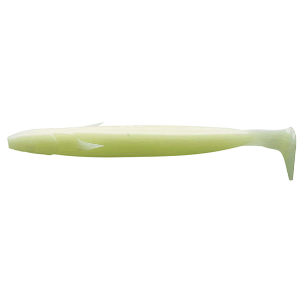 ECOGEAR POWER SHAD 5" 115mm (6 pcs/pack) 032 MID NAITO GLOW(YAKOU) saltwater fishing lure