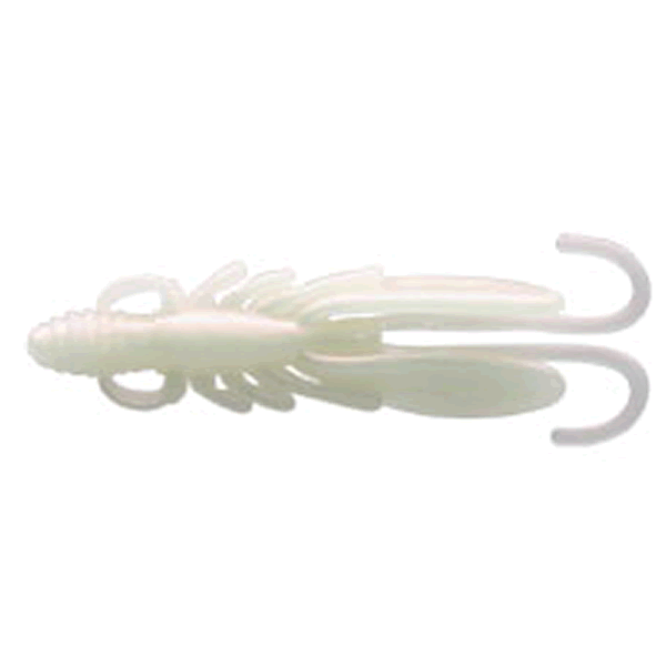ECOGEAR BUG ANTS 4" 100mm (6 pcs/pack) 010 PEARL GLOW (LUMINOUS) saltwater fishing lure