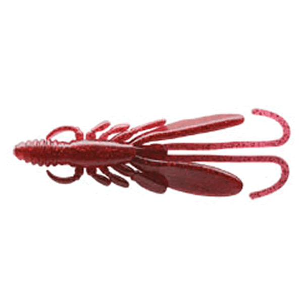 ECOGEAR BUG ANTS 4" 100mm (6 pcs/pack) 077 SANRIKU RIAS RED saltwater fishing lure