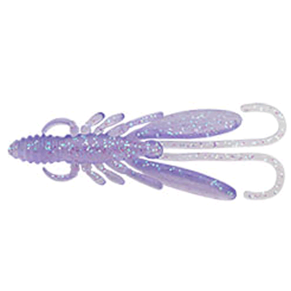 ECOGEAR BUG ANTS 4" 100mm (6 pcs/pack) 345 HOKURIKU UV PURPLE HOLO saltwater fishing lure