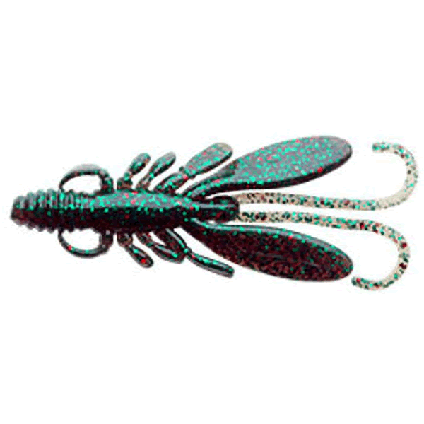 ECOGEAR BUG ANTS 4" 100mm (6 pcs/pack) 410 GREEN GROSS OIL saltwater fishing lure