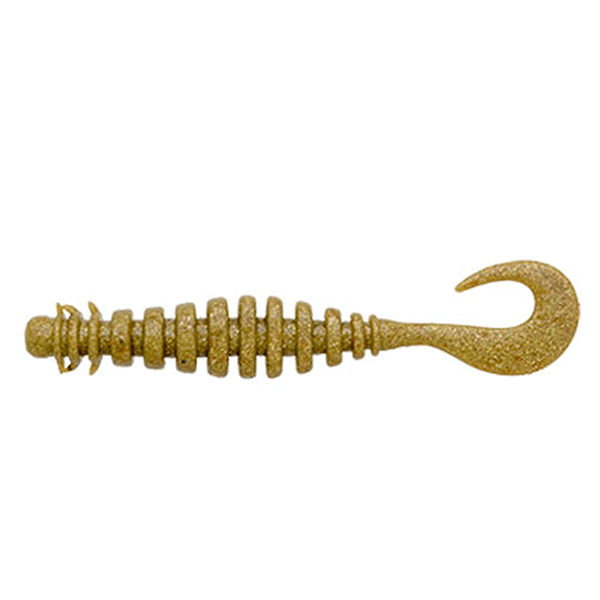 ECOGEAR ECOGEAR JUKUSEI AQUA RING MAX 3" 75mm (8 pcs/pack) J17 OLIVE GOLD saltwater fishing lure