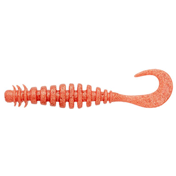 ECOGEAR ECOGEAR JUKUSEI AQUA RING MAX 3" 75mm (8 pcs/pack) J18 ORANGE GOLD saltwater fishing lure