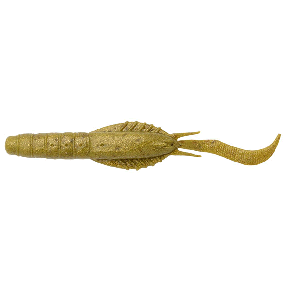 ECOGEAR ECOGEAR JUKUSEI AQUA SWIM SHRIMP 4" 96mm (6 pcs/pack) J17 OLIVE GOLD saltwater fishing lure