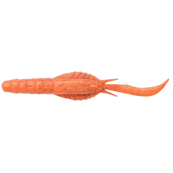 ECOGEAR ECOGEAR JUKUSEI AQUA SWIM SHRIMP 4" 96mm (6 pcs/pack) J18 ORANGE GOLD saltwater fishing lure