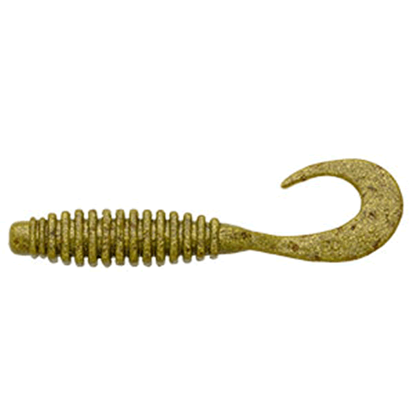 ECOGEAR ECOGEAR JUKUSEI AQUA MILFLE 3.3" 82mm (6 pcs/pack) J17 OLIVE GOLD saltwater fishing lure