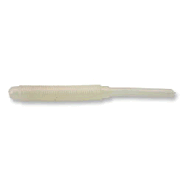 ECOGEAR MEBARU SHOKUNIN STRAW TAIL GRAB 2" 50mm (9 pcs/pack) 010 PEARL GLOW (LUMINOUS)
