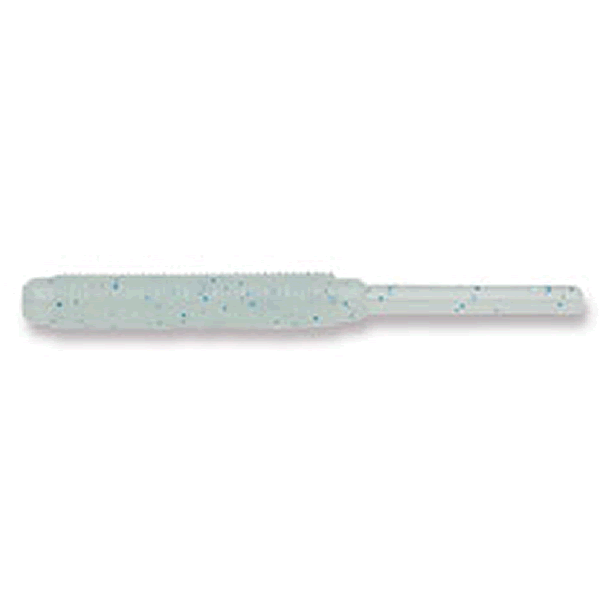 ECOGEAR MEBARU SHOKUNIN STRAW TAIL GRUB 2" 50mm (9 pcs/pack) 527 GHOST NAMA SHIRASU(BLUE LUMINOUS) saltwater fishing lure