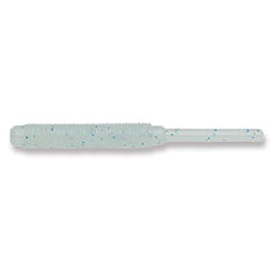 ECOGEAR MEBARU SHOKUNIN STRAW TAIL GRUB 2" 50mm (9 pcs/pack) 527 GHOST NAMA SHIRASU(BLUE LUMINOUS)