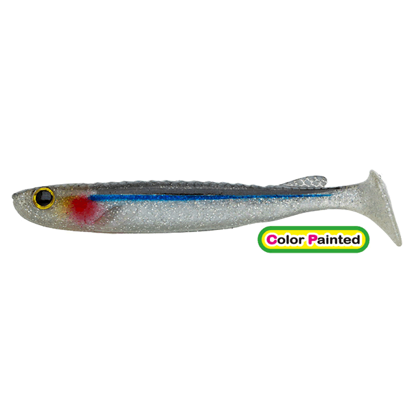 ECOGEAR CELT 3.5" 88mm (6 pcs/pack) 546 CP KIBINAGO HOLO saltwater fishing lure