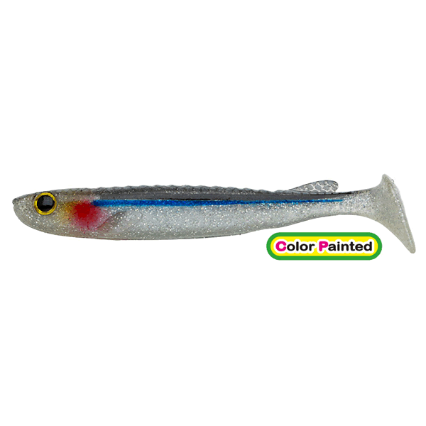 ECOGEAR CELT 4" 102mm (6 pcs/pack) 546 CP KIBINAGO HOLO saltwater fishing lure