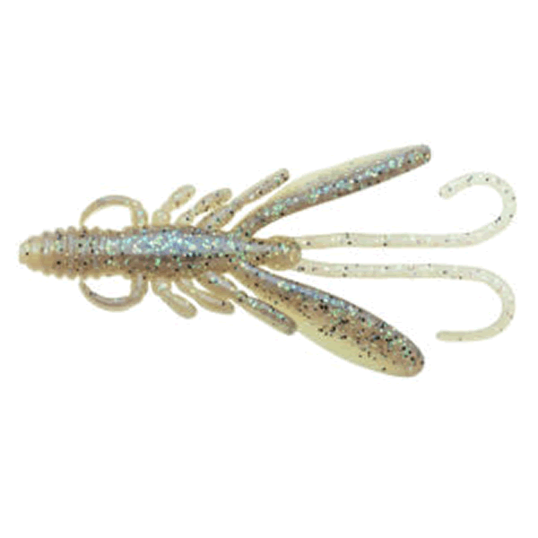 ECOGEAR BUG ANTS 4" 100mm (6 pcs/pack) 550 BABY AORIIKA (BLUE LUMINOUS) saltwater fishing lure