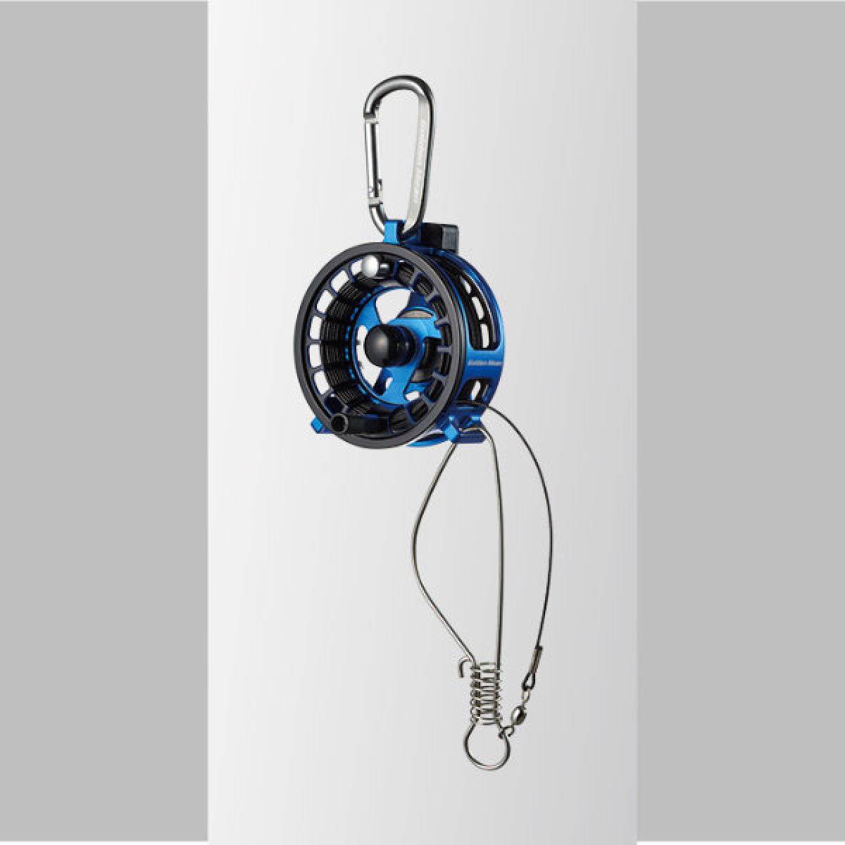 Golden Mean GM REEL STRINGER 2 H95 x W85 x D75mm : 199g #BLUE/BLACK - Britannic Trade