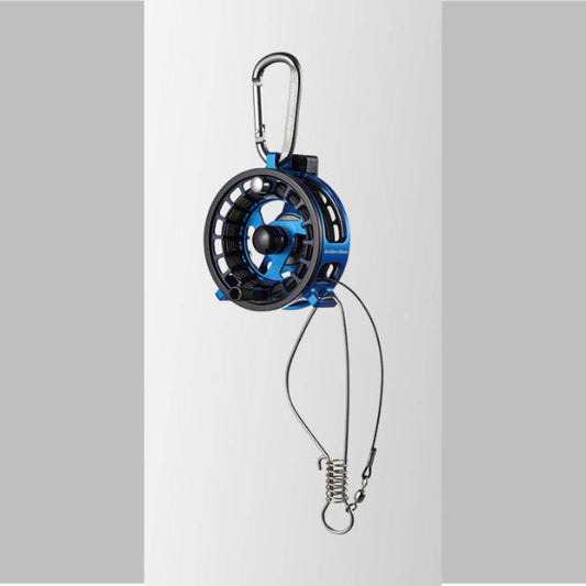Golden Mean GM REEL STRINGER 2 H95 x W85 x D75mm : 199g #BLUE/BLACK - Britannic Trade