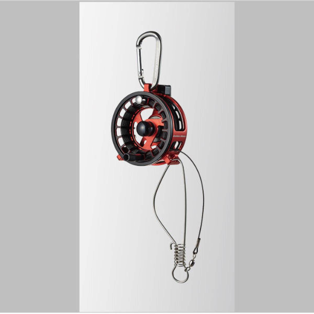 Golden Mean GM REEL STRINGER 2 H95 x W85 x D75mm : 199g #RED/BLACK - Britannic Trade