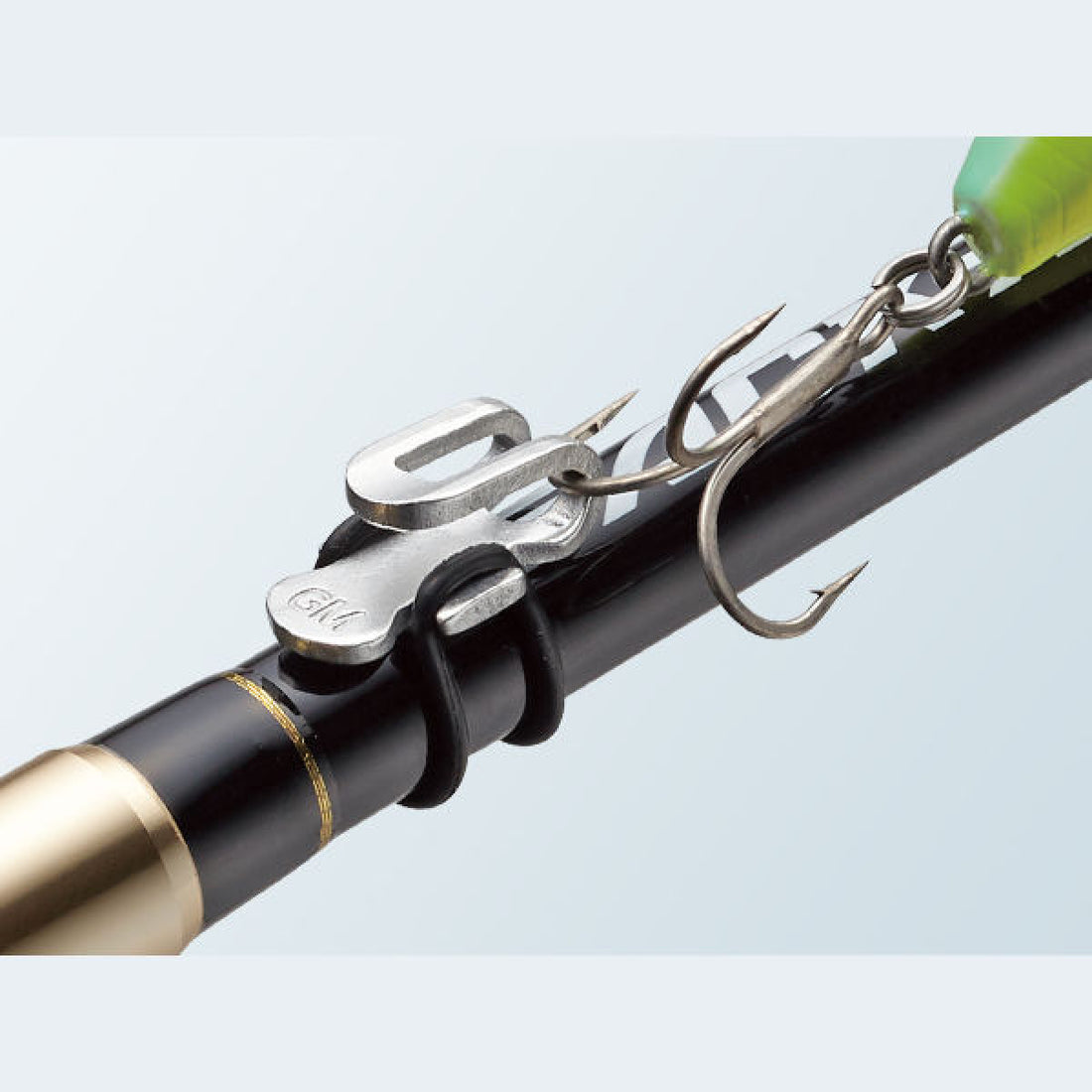 Golden Mean GM ALUMINUM HOOK KEEPER 20mm : 0.6g #GUN METAL fishing accessory — photo 2