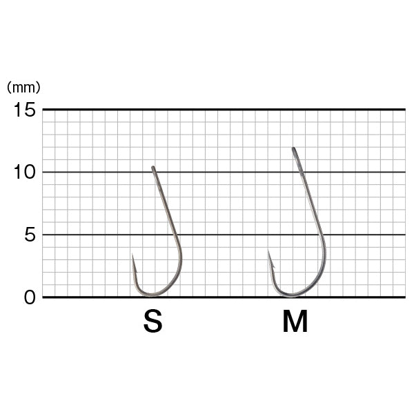 Golden Mean UC HOOK M : 12mm (5 adet/paket)