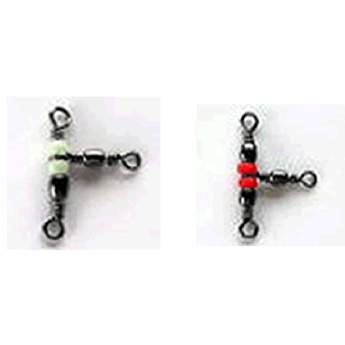 NT SWIVEL BRASS BARREL TRIPLE SWIVEL (Value Pack) #14 x #18 (C TYPE) (50 pcs/pack) BLACK - Britannic Trade