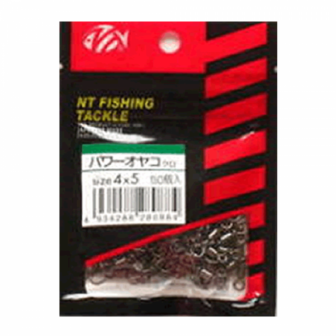 NT SWIVEL COMBINATION NT POWER SWIVEL (Value Pack) #3 x #4 (50 pcs/pack) BLACK fishing terminal tackle