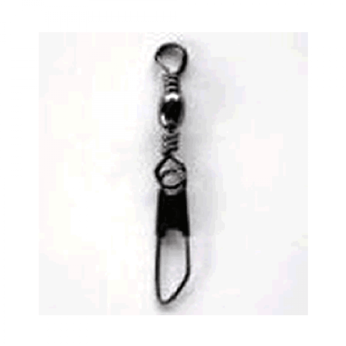 NT SWIVEL BRASS BARREL SWIVEL WITH SAFETY SNAP #3 (4 pcs/pack) BLACK - Britannic Trade