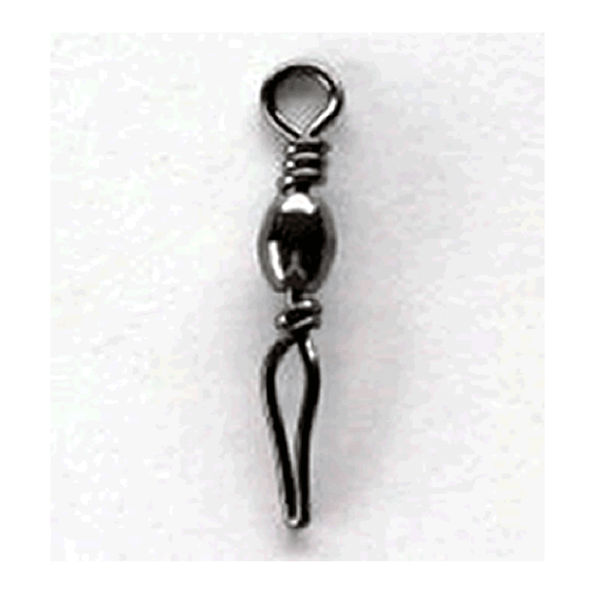 NT SWIVEL BRASS BARREL HARISU SWIVEL #10 (6 pcs/pack) BLACK - Britannic Trade