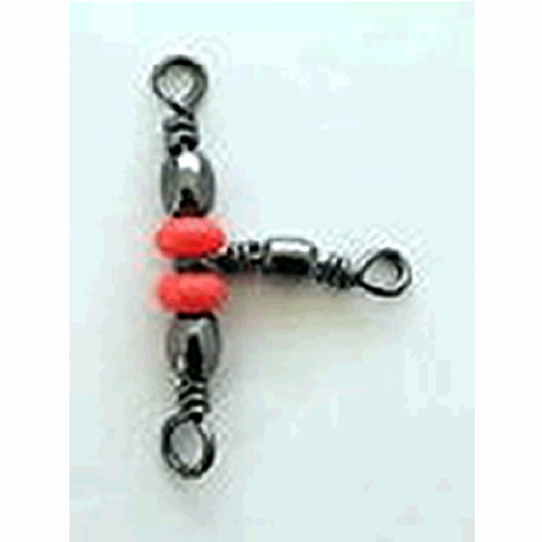 NT SWIVEL BRASS BARREL TRIPLE SWIVEL #3 (C TYPE) (3 pcs/pack) BLACK fishing terminal tackle — photo 2