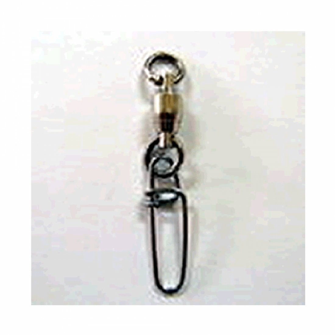 NT SWIVEL BEARING/TWIN LOCK SNAP #5 x 4S (3 pcs/pack) NICKEL fishing terminal tackle — photo 2