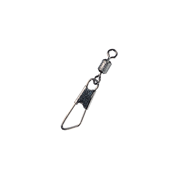 DUEL ROLLING SWIVEL with SAFETY SNAP #5 (5pcs/pack) Black