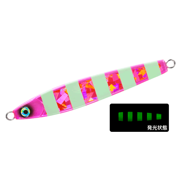 DUEL YO-ZURI BLANKA TACHIUO SP ZEBRA 80g 95mm : 80g ZLP: ZEBRA GLOW PINK