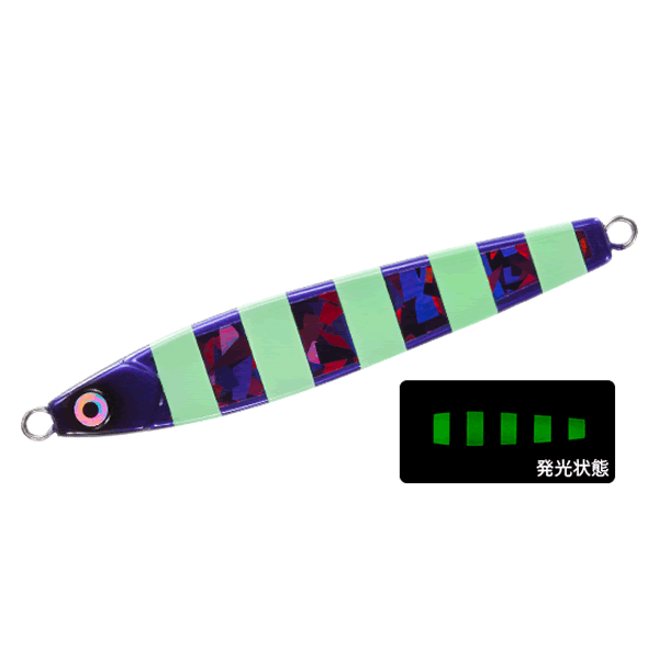 DUEL YO-ZURI BLANKA TACHIUO SP ZEBRA 100g 110mm : 100g ZLDP: ZEBRA GLOW DARK PURPLE