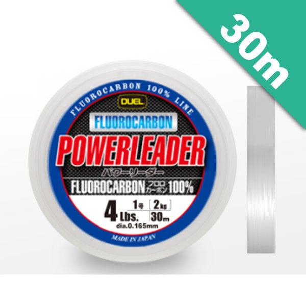 DUEL POWERLEADER FC FLUOROCARBON #2 (8 lb) - 30m H3442 Natural Clear