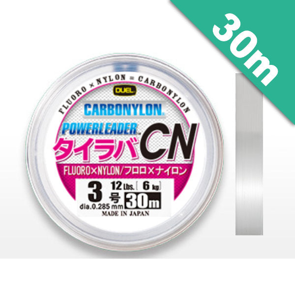 DUEL POWERLEADER CN CARBONYLON TAIRABA #5 (20 lb) - 30m H3628 Clear