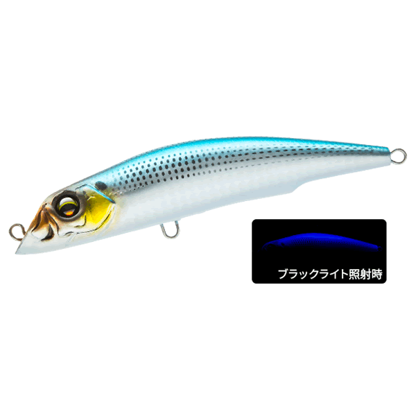 DUEL AILE MAGNET TG DARTER 105F 105mm : 18g FLOATING MATTE CAY BLUE KONOSHIRO MKBK